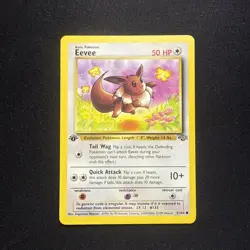 Eevee 1st Edition 1999 Pokemon Jungle Card #51/64 - Image 1