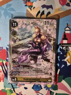 Digimon Card Game Sakuyamon - BT17-038 Rare - Secret Crisis - Near Mint - Image 1