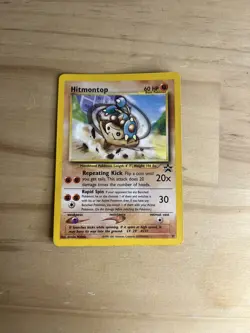 Pokemon Card - Hitmontop #37 WoTC Black Star Promo NM/LP - Image 4
