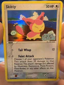 Pokemon Skitty EX TCG Crystal Guardians Holo Uncommon Card 41/100 Stamped - Image 1