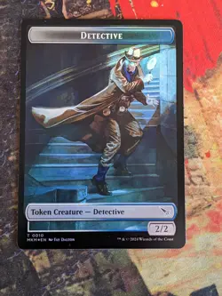 MTG Card : Detective -- Imp Double Sided Token (Murders Karlov Manor) FOIL - Image 1