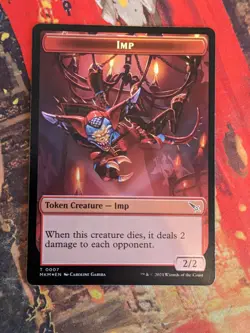 MTG Card : Detective -- Imp Double Sided Token (Murders Karlov Manor) FOIL - Image 2