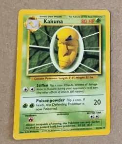 Kakuna 33/102 | Base Set | WOTC Uncommon Pokemon Card - Image 1