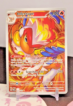Pokemon TCG Infernape Card Twilight Masquerade Illustration Rare 173/167 - Image 2