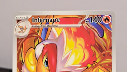 Pokemon TCG Infernape Card Twilight Masquerade Illustration Rare 173/167 - Image 3