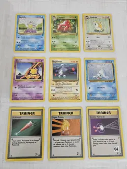 Vintage Pokemon Bundle TCG Cards Base Set, Base Set 2 Jungle Fossil, Team Rocket - Image 1