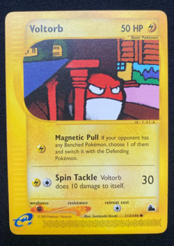 Pokemon Common Card : Voltorb 113/144 ( Skyridge Set) (LP) - Image 1