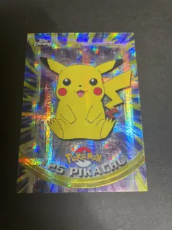 Pikachu Holo Foil Topps Spectra Tekno Rare Pokemon Card Pokemon Vintage - Image 1