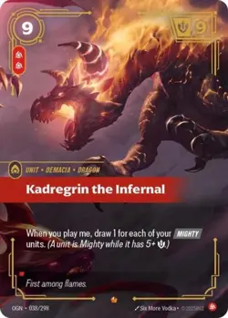 Riftbound Kadregrin the Infernal NM Foil Origins - Image 1