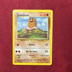 DIGLETT - 47/102 - Base Set - Pokemon Card - LP - French - Image 1
