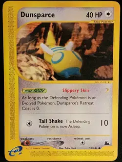 Pokemon Card - Dunsparce Skyridge 53/144 Common NM - Image 4