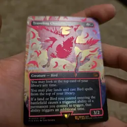 Traveling Chocobo (Borderless) (Neon Ink Pink) Final Fantasy Foil NM 0551b FFVII - Image 4