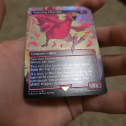 Traveling Chocobo (Borderless) (Neon Ink Pink) Final Fantasy Foil NM 0551b FFVII - Image 5