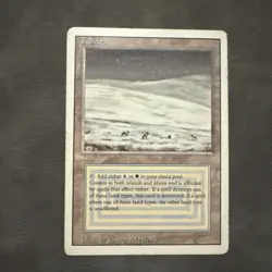 Tundra Magic The Gathering MTG Revised Edition Dual Land - Image 1