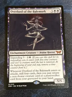 Overlord of the Balemurk Duskmourn: House of Horror Regular NM-M Unplayed 0113 - Image 1