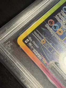 2025 POKEMON PRE EN-PRISMATIC EVOLUTIONS #149 VAPOREON EX PSA 10 SIR - Image 4
