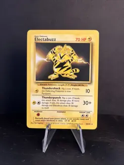Pokemon TCG Electabuzz Base Set 20/102 Unlimited Rare - Image 1