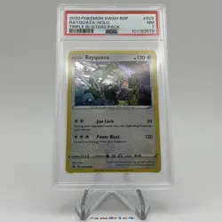 PSA 7 2024 Pokemon SWSH029 Sea & Sky Rayquaza Black Star Promo Holo - Image 1