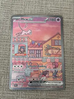 Pokemon TCG Mew ex Full Art SIR Promo Holo 151 UPC 053 NM - Image 1