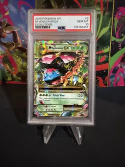 M Venusaur EX 2/108 XY PSA 10 2016 Pokemon Evolutions - Image 1