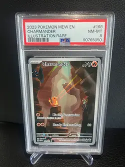 2023 Scarlett & Violet 151 #168/165 CHARMANDER ILLUSTRATION RARE Pokemon Center - Image 1