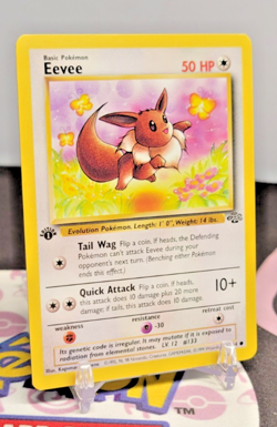 Eevee Jungle 51/64 1st Edition common NM Pokemon TCG - Image 3
