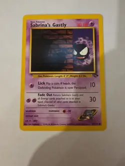 Sabrina's Gastly 96/132 Pokemon TCG Gym Challenge Unlimited LP - Image 1