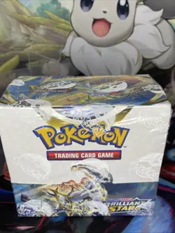 Pokemon TCG Sword & Shield Brilliant Stars Factory Sealed Booster Box. - Image 1