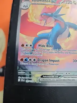 Salamence ex - 187/159 Journey Together Special Illustration Pokemon - NM - Image 3