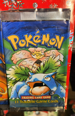 1999 Pokemon 1st Base Set Shadowless Booster Pack Long Crimp art set wrappers - Image 4