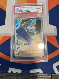 2025 POKEMON WHT EN-WHITE FLARE ILLUSTRATION RARE #105 OSHAWOTT PSA 10 - Image 4