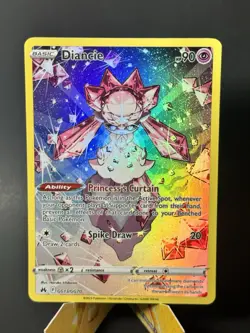 Diancie Full Art GG13/GG70 Ultra Rare Crown Zenith Pokemon TCG Near Mint - Image 1