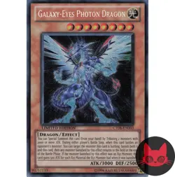 Yugioh Galaxy-Eyes Photon Dragon CT08-EN003 Secret Rare Limited Edition MP - Image 1
