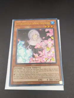 Ghost Sister & Spooky Dogwood - DUDE-EN005 - Ultra Rare 1st Ed Yugioh - Image 2
