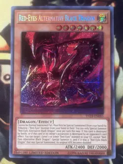 Yugioh: Red-Eyes Alternative Black Dragon - TN19-EN005 Secret Rare Limited Ed NM - Image 1