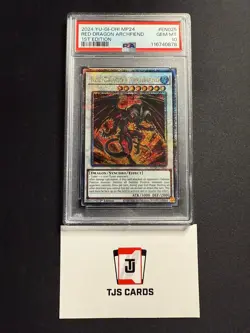 Red Dragon Archfiend - PSA 10 - Quarter Century Secret Rare MP24-EN025 - YuGiOh - Image 1