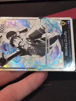 One Piece Card Game CCG TCG Monkey.D.Luffy ST29-001 Alt Art Leader Egghead - Image 3