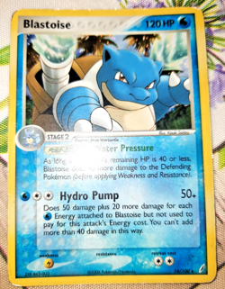Pokemon - Blastoise Set Ex Crystal Guardians Holo ITA 14/100 Rare Vintage Cards - Image 1