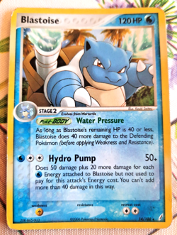 Pokemon - Blastoise Set Ex Crystal Guardians Holo ITA 14/100 Rare Vintage Cards - Image 2