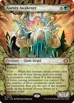 x1 Aurora Awakener - Foil - Showcase M MTG Lorwyn Eclipsed M/NM, English - Image 1