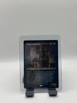 MTG, Alaundo the Seer $3 ORDER MIN Foil Etched 523 Battle for Baldur's Gate - Image 1