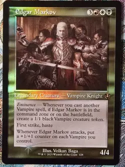 Edgar Markov (Retro Frame) Innistrad Remastered Foil, MTG, #428 - Image 1