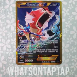 Pokemon Card Gyarados Ex 123/122 Secret Rare XY Breakpoint Singles LP - Image 1