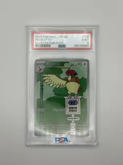 2023 POKEMON OBF EN-OBSIDIAN FLAMES ILLUSTRATION RARE #208 PIDGEOTTO PSA 9 - Image 1