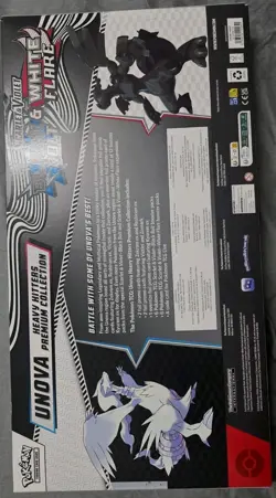 Pokemon Sealed Black Bolt & White Flare Unova Heavy Hitters Premium Collection - Image 3