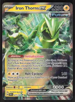 Iron Thorns Pokemon Card ex #077/167 - Image 1