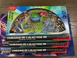 Pokemon TCG Venusaur ex Blastoise ex Premium Collection Lot of 3 New/Sealed - Image 1