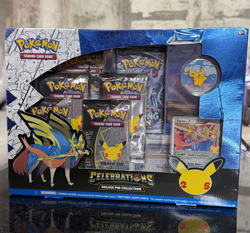 Pokemon 25th Anniversary Celebrations Zacian Deluxe Pin Collection Sealed - Image 1