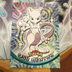 2000 Topps Pokemon TV Animation Edition Series 3 Non Holo #150 Mewtwo - Image 1