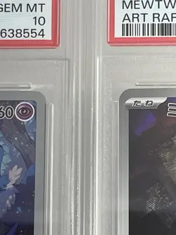 PSA 10 Mewtwo 183/165 Mew AR 183/172 Pokemon Japanese from Japan Sequential Set - Image 3